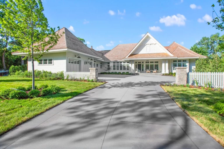 beautiful concrete driveway and house in Port Orange, FL